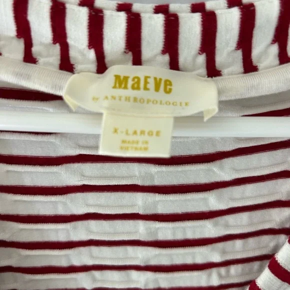 Anthropologie Maeve Paladino Textured Wrap Dress Size XL - Picture 3 of 8